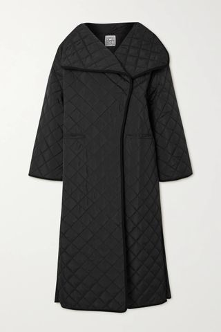 Totême + Signature Oversized Quilted Recycled Shell Coat