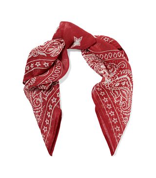 Chan Luu + Star Printed Gauze Scarf