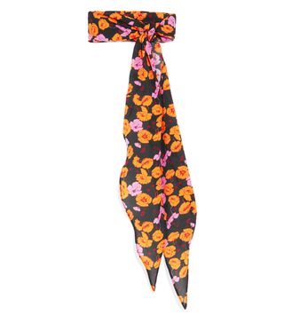 Magda Butrym + Hubei Floral-Print Silk-Crepe Scarf