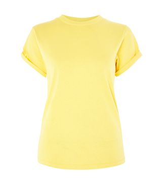 Topshop + Roll Sleeve T-Shirt
