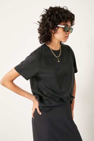 Hush + Hattie Cotton Slub Crew Neck T-Shirt