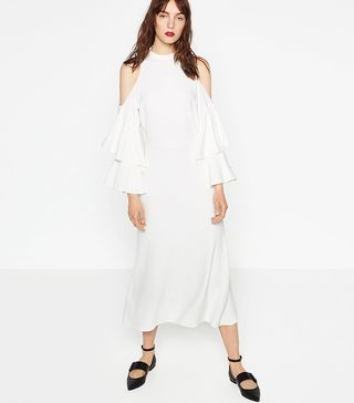 Zara + Studio Off-The-Shoulder Dress