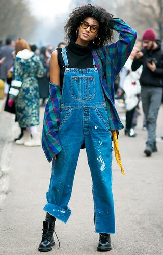 How to Wear Overalls Who What Wear