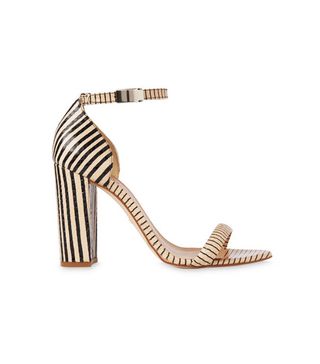 Whistles + Hyde Stripe Block Heel Sandals