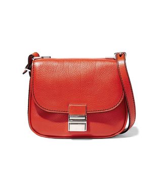 Proenza Schouler + Kent Tiny Textured-Leather Shoulder Bag