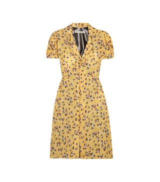 Junya Watanabe + Floral-Print Chiffon and Lamé Dress