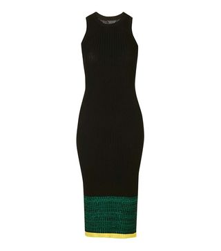 Topshop + Racer-Back Midi Dress