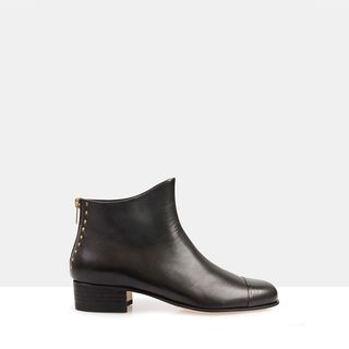 Beau Coops + Beau 5 Black Leather Ankle Boots