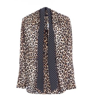 Kate Moss for Equipment + Slim Signature Leopard-Print Shirt