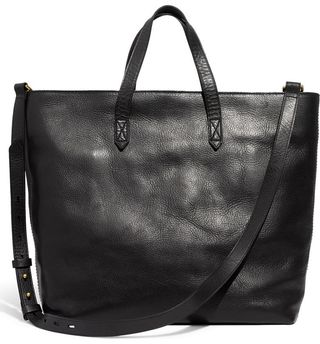 Madewell + Zip Top Transport Leather Carryall