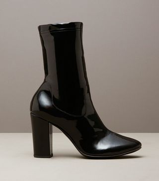 Kenneth Cole + Black Label Krystal Patent Leather Boot
