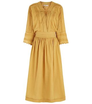 Vanessa Bruno + Yellow Ochre Cotton Estonie Dress