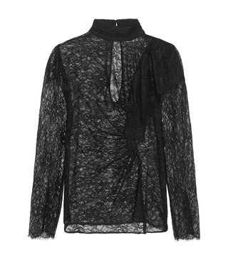 Topshop Unique + Burnthwaite Ruffled Lace Top