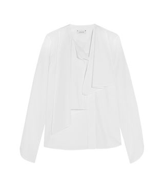 Lemaire + Ruffled Cotton-Poplin Shirt