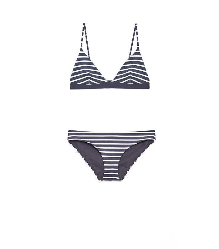 COS + Stripe Bikini Top