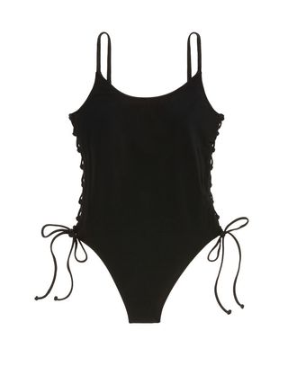 Victoria's Secret Pink + Lace-Up Side One-Piece