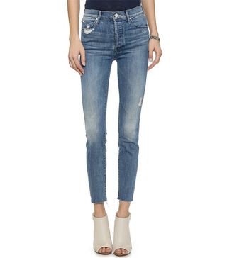 Mother + Stunner Ankle Fray Jeans