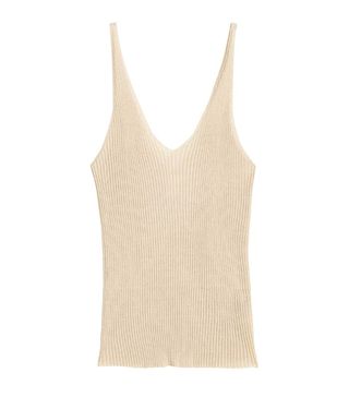 H&M + Ribbed Strappy Top
