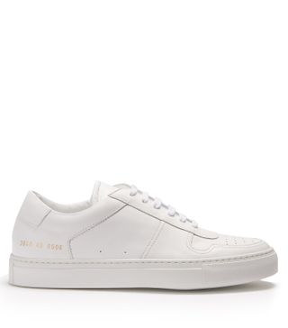 Common Projects + BBall Low-Top Leather Trainers