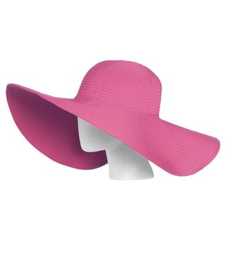 Beach Flamingo + Pink UVA/UVB Ray Protective Sun Hat