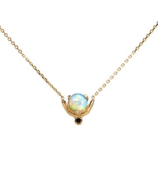 Wwake + Nestled Opal and Diamond Necklace
