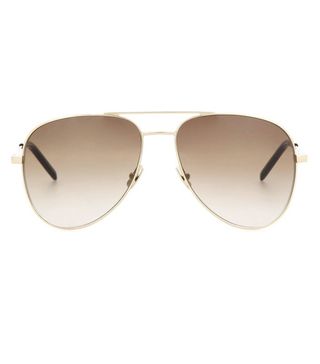 Saint Laurent + Classic 11 Aviator Sunglasses