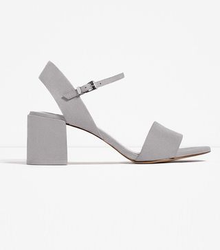 Zara + Block Heel Sandals