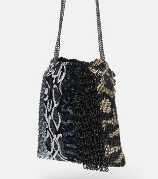 Zara + Evening Patchwork Pouch Bag