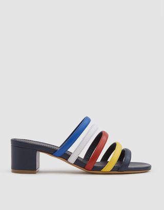 Mansur Gavriel + Multi Strap Sandal in Blue