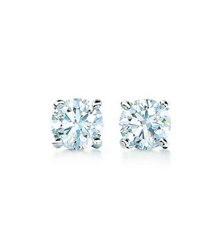 Tiffany + Solitaire Diamond Earrings