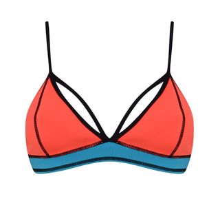 Kendall + Kylie + Colour Block Bikini Top