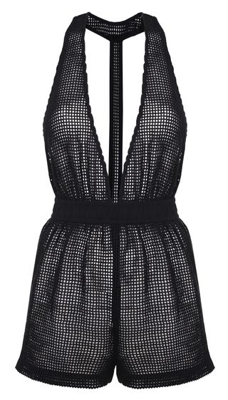 Kendall + Kylie + Mesh Plunge Front Playsuit