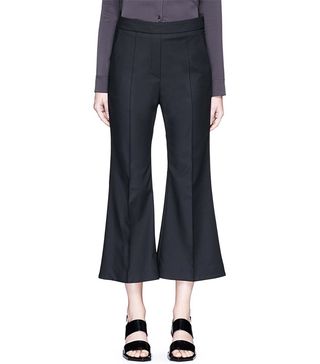 Ellery + Bulgaria Cady Cropped Flare Pants