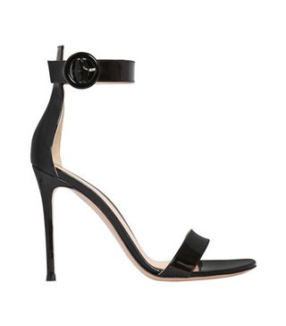 Gianvito Rossi + 100mm Patent Leather Sandals