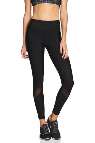 Nimble Activewear + Alannah Long Tight in Black/Powermesh