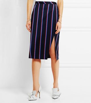 Altuzarra + Striped Wool Skirt