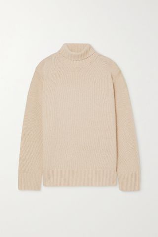 Joseph + Oversized Cashmere Turtleneck Sweater
