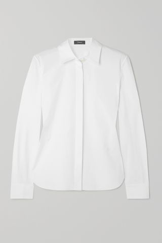 Theory + Cotton-Blend Shirt