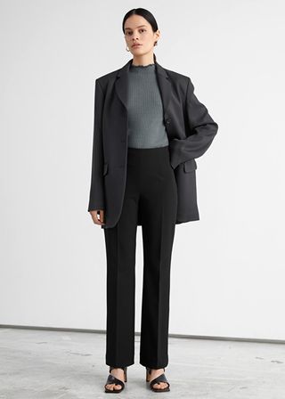 & Other Stories + Tailored Kick Flare Trousers