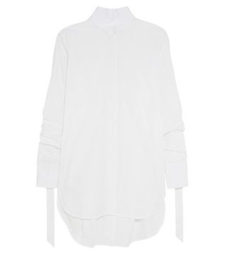 Ellery + Sierra Oversized Cotton-Poplin Shirt