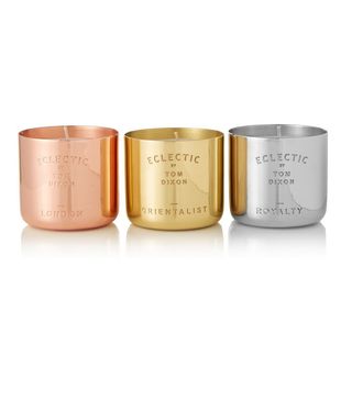 Tom Dixon + London, Orientalist and Royalty Set of Three Candles