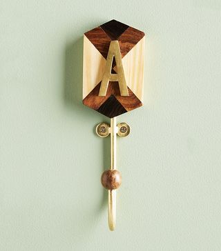 Anthropologie + Marquetry Monogram Hook