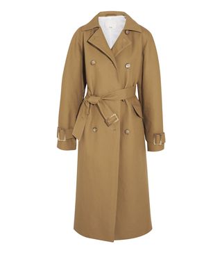 Tibi + Oversized Cotton-Canvas Trench Coat