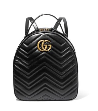 Gucci + GG Marmont 2.0 Medium Embellished Quilted Leather Shoulder Bag