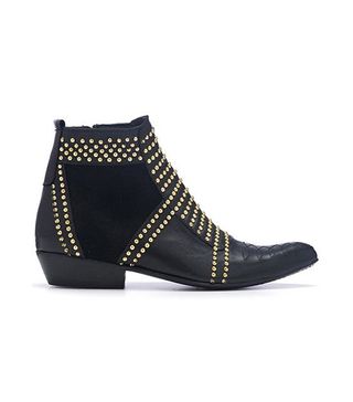 Anine Bing + Charlie Boots With Gold Studs