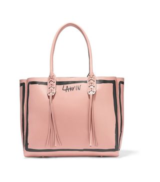 Lanvin + Printed Leather Tote