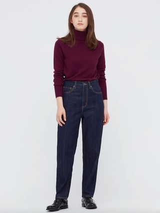 Uniqlo + Peg Top High-Rise Jeans