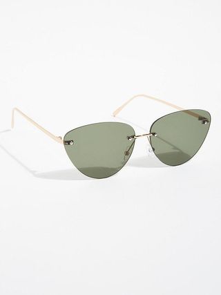 Free People + Capri Rimless Sunglasses by Free People