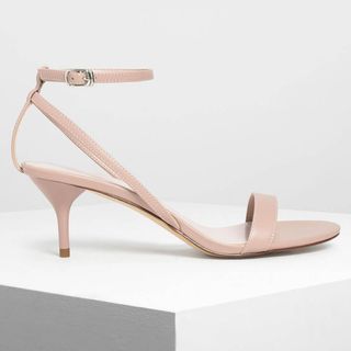 Charles 
Keith + Nude Classic Ankle Strap Sandals