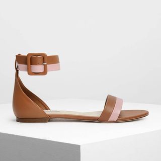 Charles & Keith + Open Toe Cuff Sandals